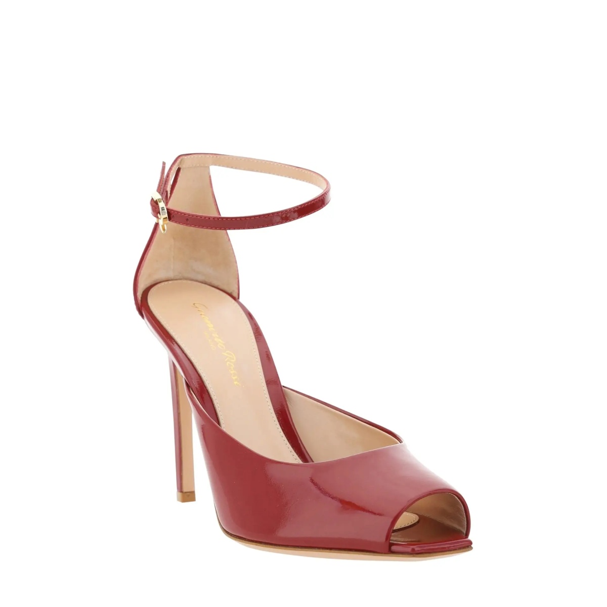 Pantofi Gianvito Rossi Nuit 95 Glossed-Leather Pumps - Img 2