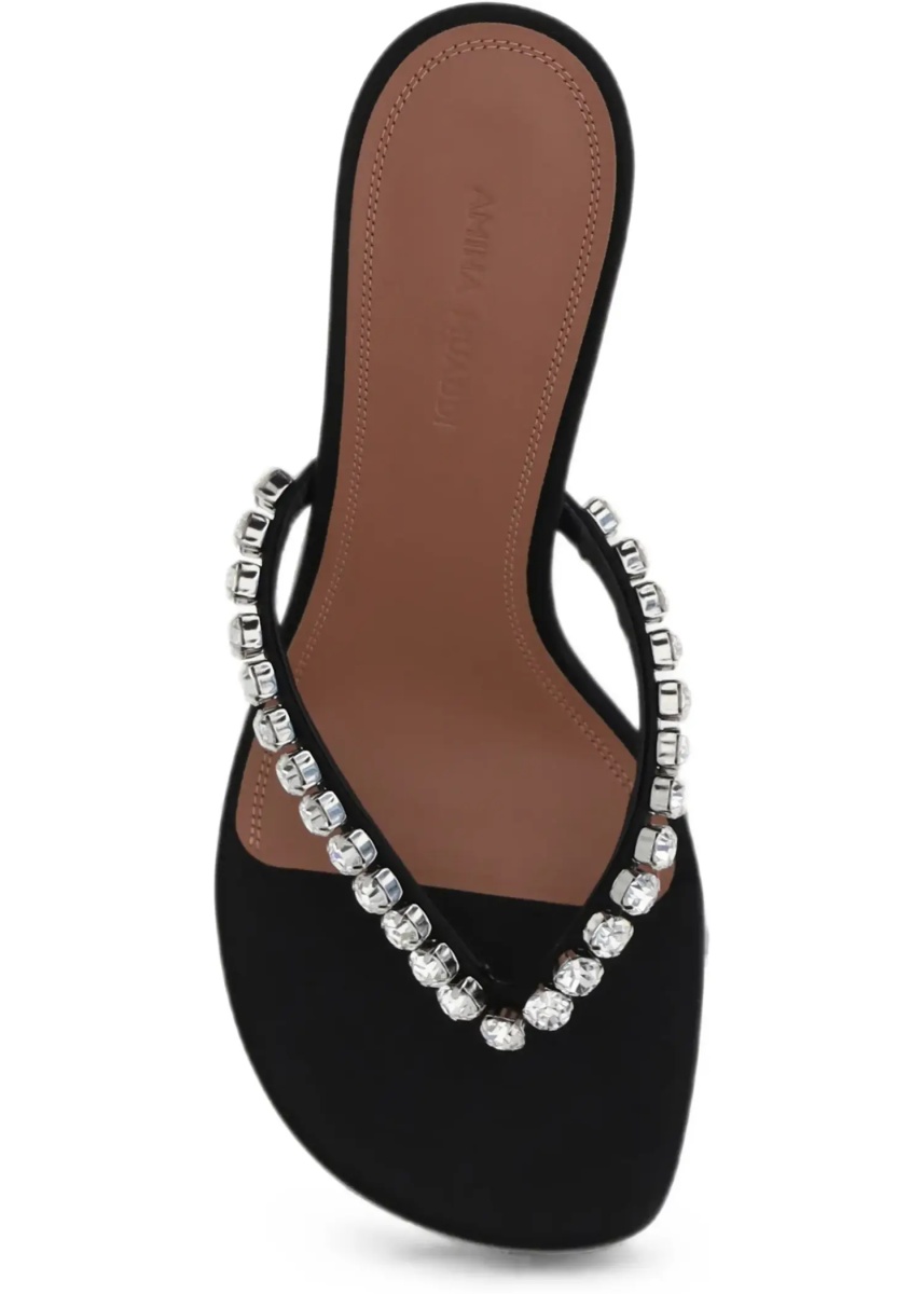 Pantofi Gigi crystal-embellished thong Sandals - Img 6
