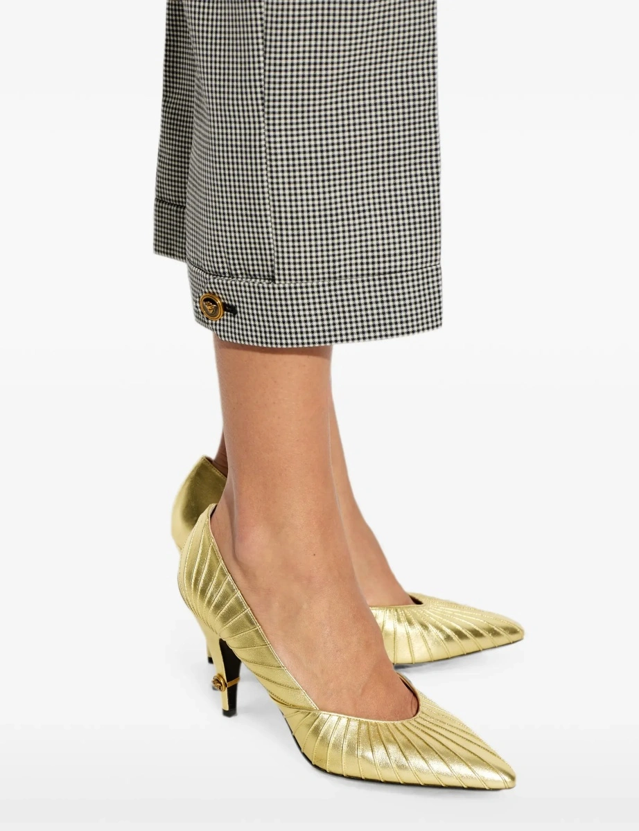 Pantofi Metallic leather Pumps - Img 8