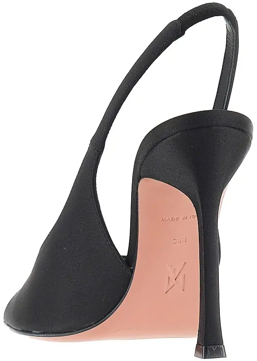 Pantofi 'Mini Camelia' satin slingback pumps - Img 3