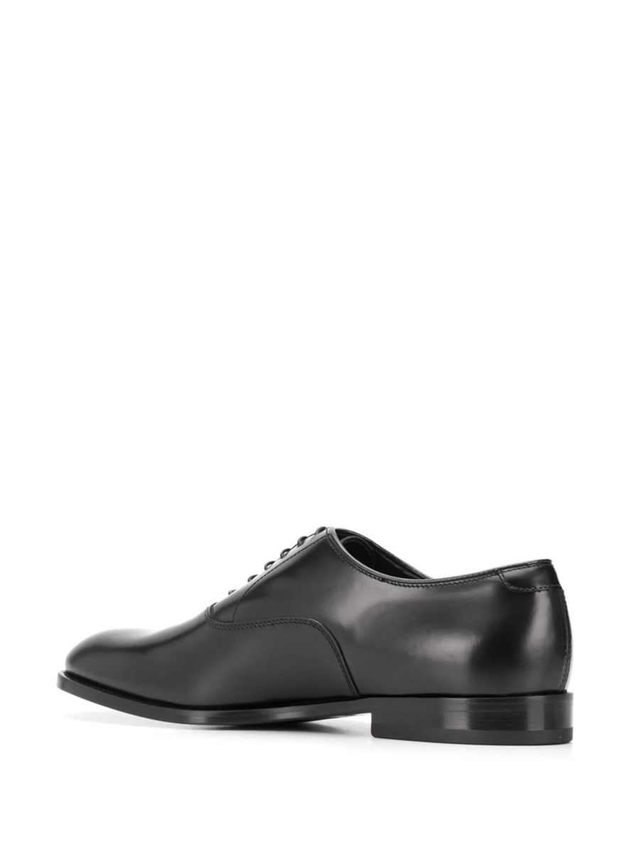 Pantofi Oxford Doucal's negri din piele - Img 3
