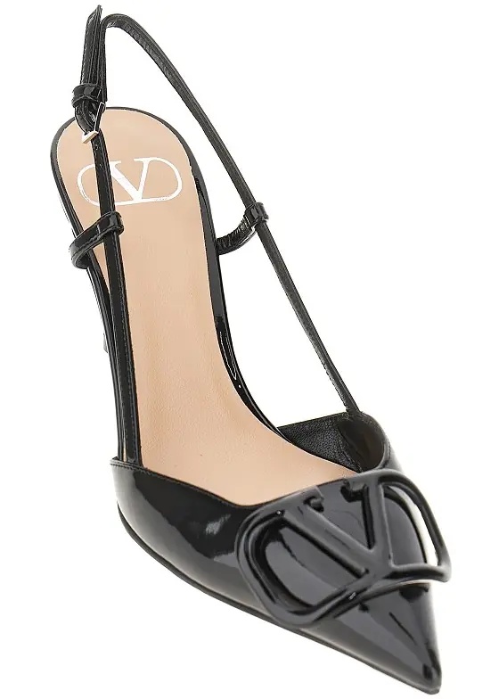 Pantofi Patent leather slingback pumps - Img 2