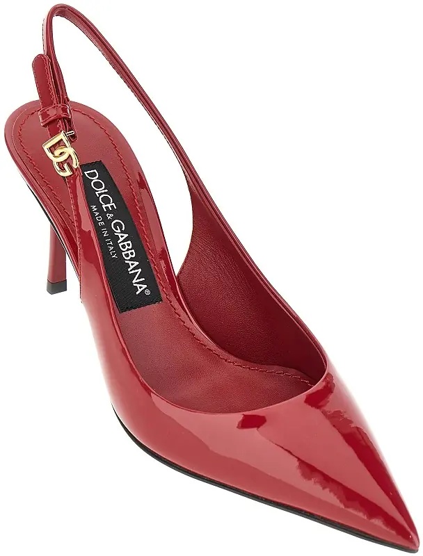 Pantofi Patent leather slingback pumps - Img 2