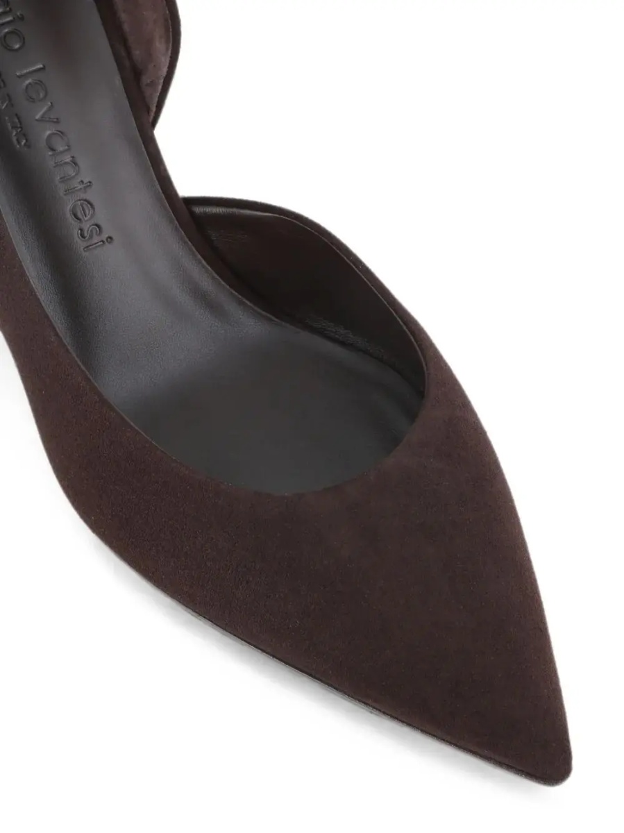 Pantofi SERGIO LEVANTESI decollete JADA67 CHOCOLATE - Img 2
