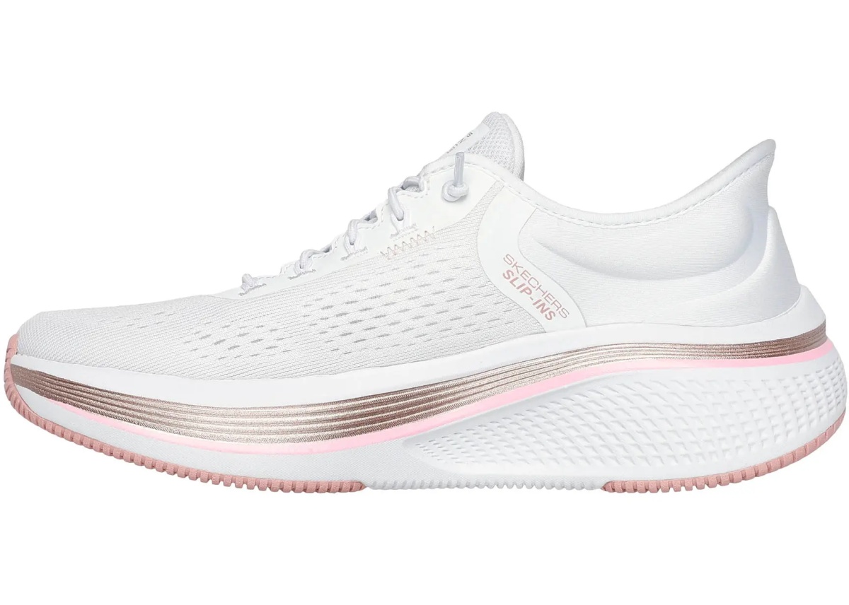 Pantofi Slip-ins GO RUN Elevate 2.0 - Banyan White Pink - Img 3
