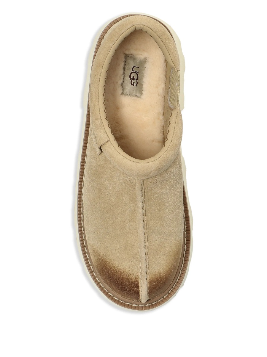 Pantofi slip-on UGG neutri din piele intoarsa - Img 4