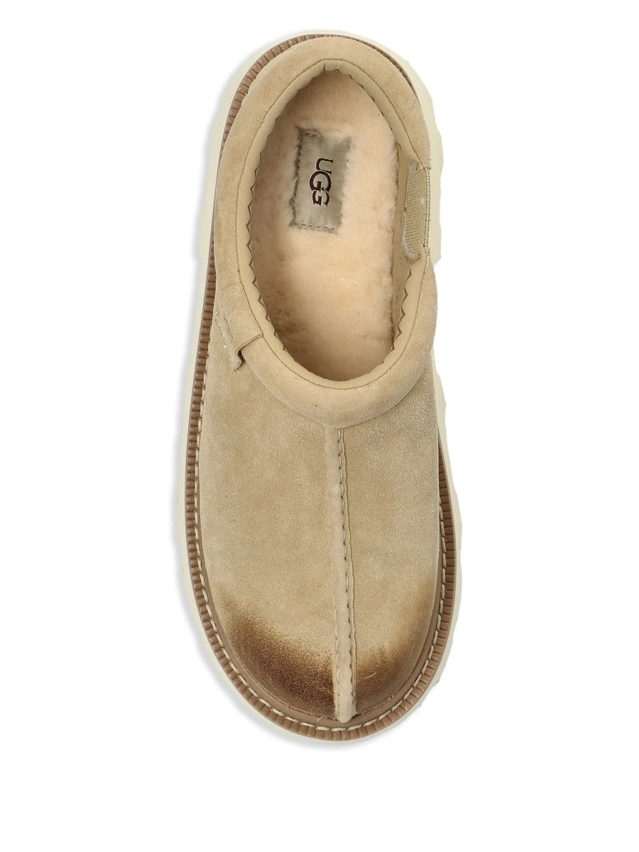 Pantofi slip-on UGG neutri din piele intoarsa - Img 4