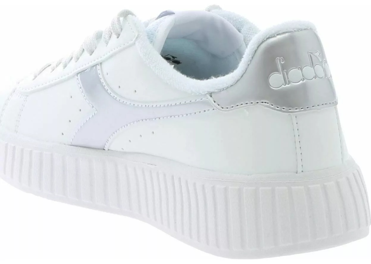 Pantofi White And Silver Game P Stem Sneakers* - Img 4