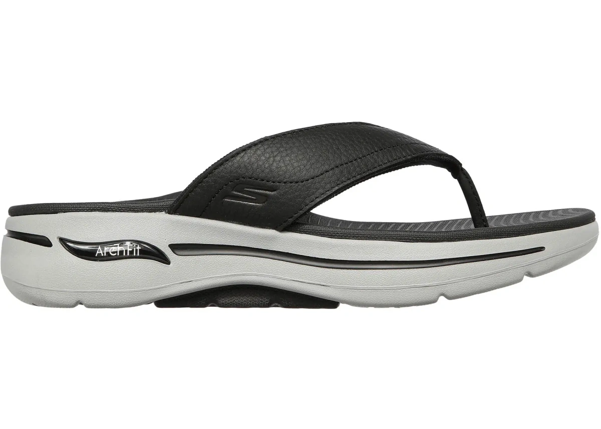Papuci Go Walk Arch Fit San BlackGray - Img 2