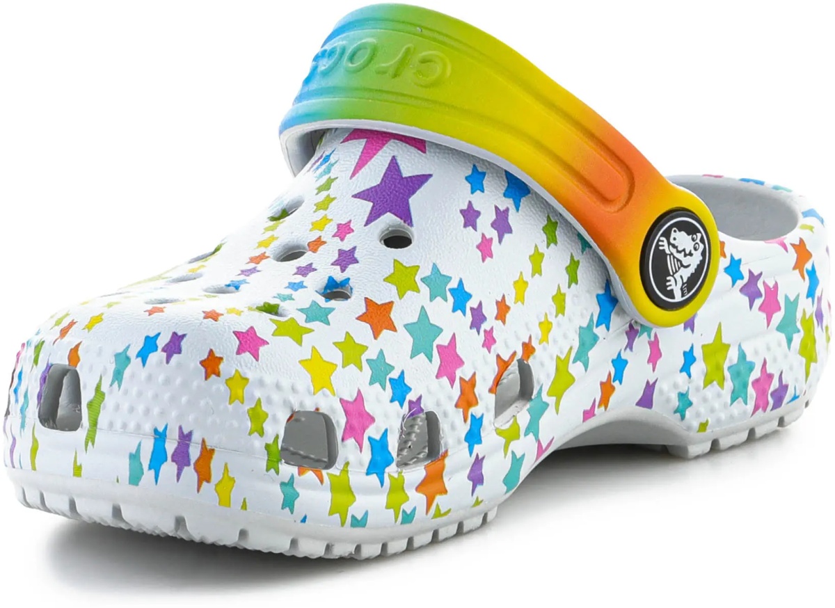 Papuci KIDS slippers CROCS CLASSIC DISCO DANCE PARTY CLOG T SHIMMER/MULTI - Img 3
