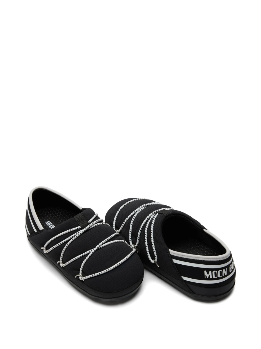 Papuci Moon Boot negri din polyester si poliuretan - Img 4