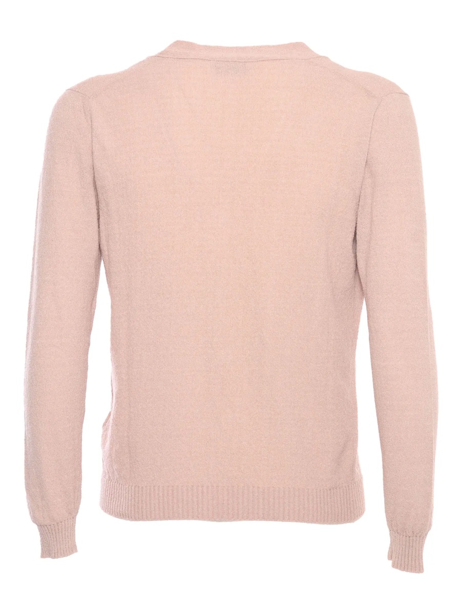 Pink bouclé cardigan - Img 2