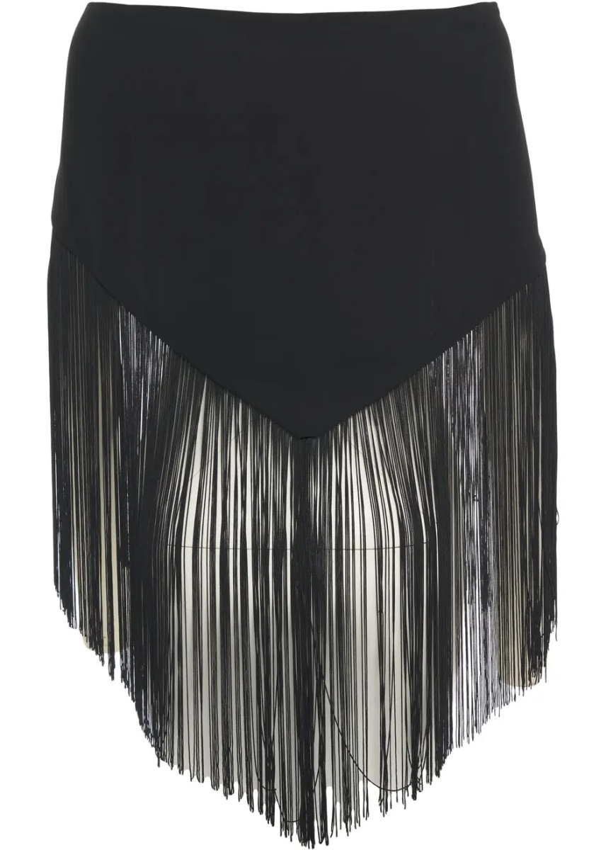 Poncho Cape with fringe details - Img 3