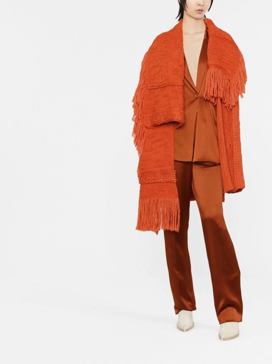 Poncho Stella McCartney portocaliu - Img 2