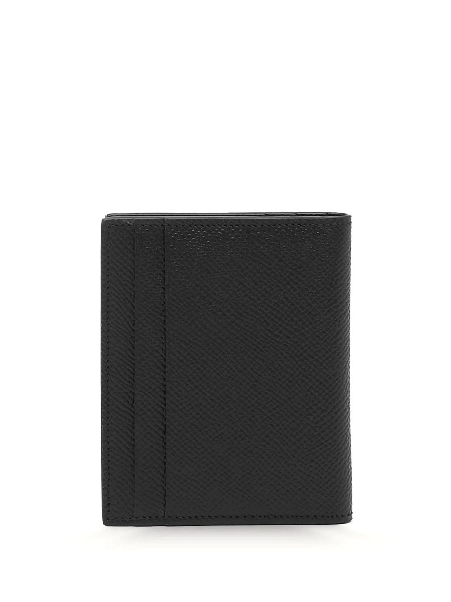 Portofel Ferragamo gancini negru din piele - Img 2