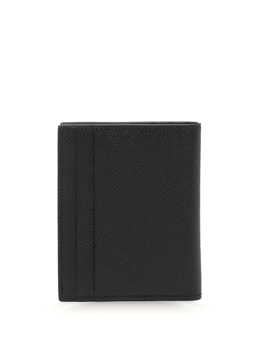 Portofel Ferragamo gancini negru din piele - Img 2