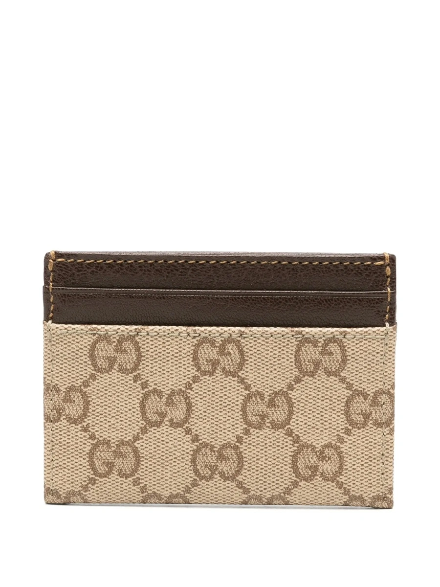 Portofel Gucci bej din canvas GG Supreme si piele - Img 3