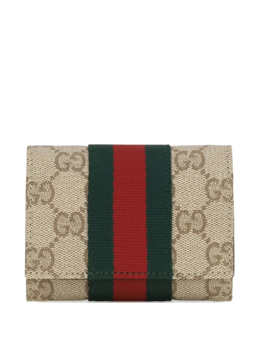 Portofel Gucci bej din material textil - Img 8