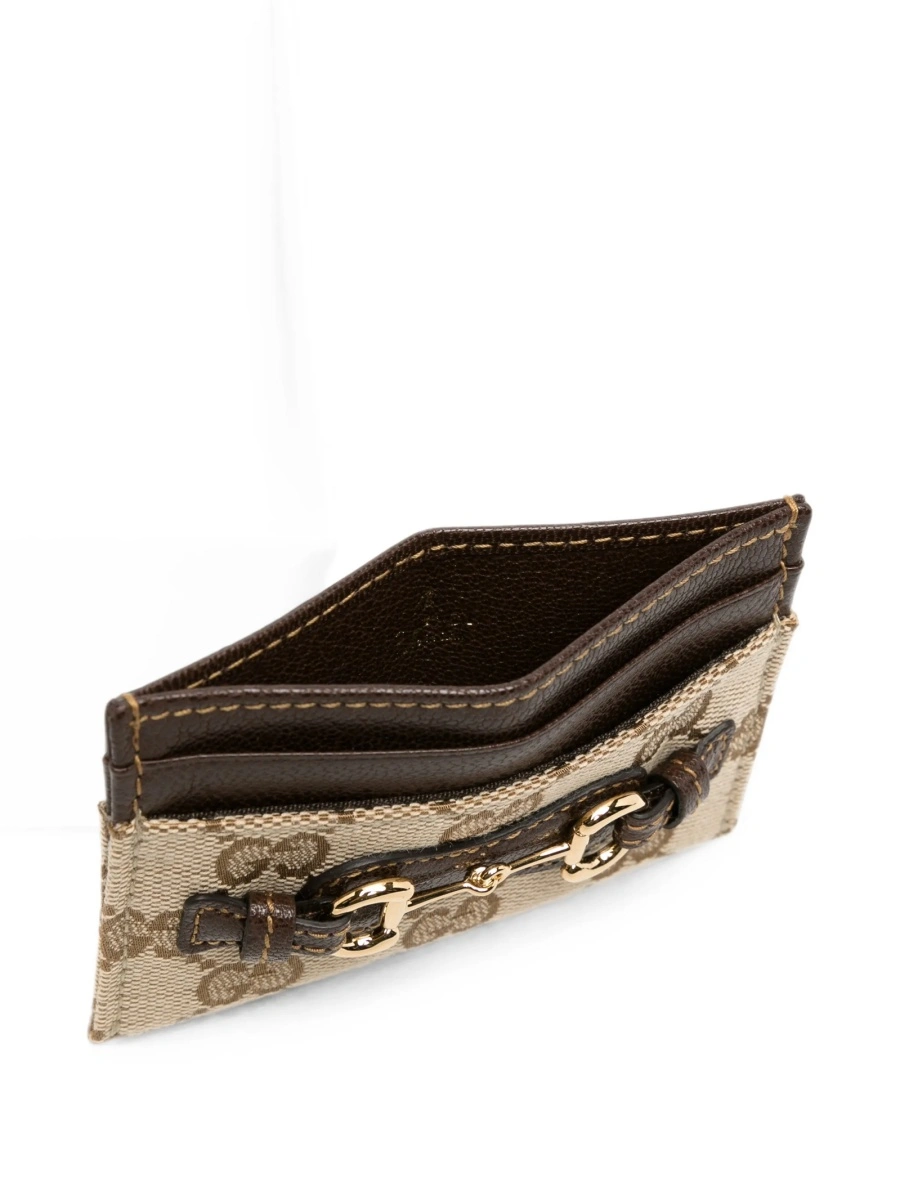 Portofel Gucci neutru din material textil - Img 3