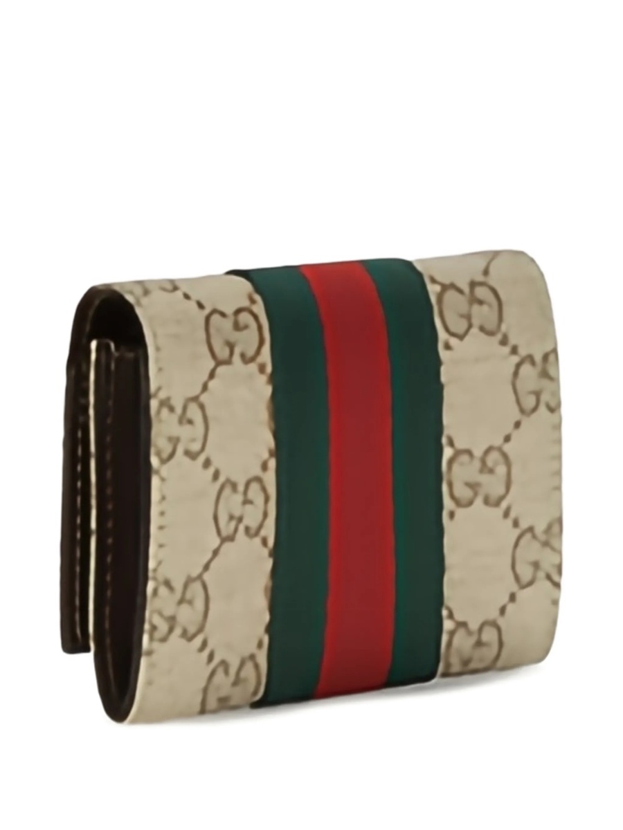 Portofel Gucci neutru din poliuretan si material textil - Img 3
