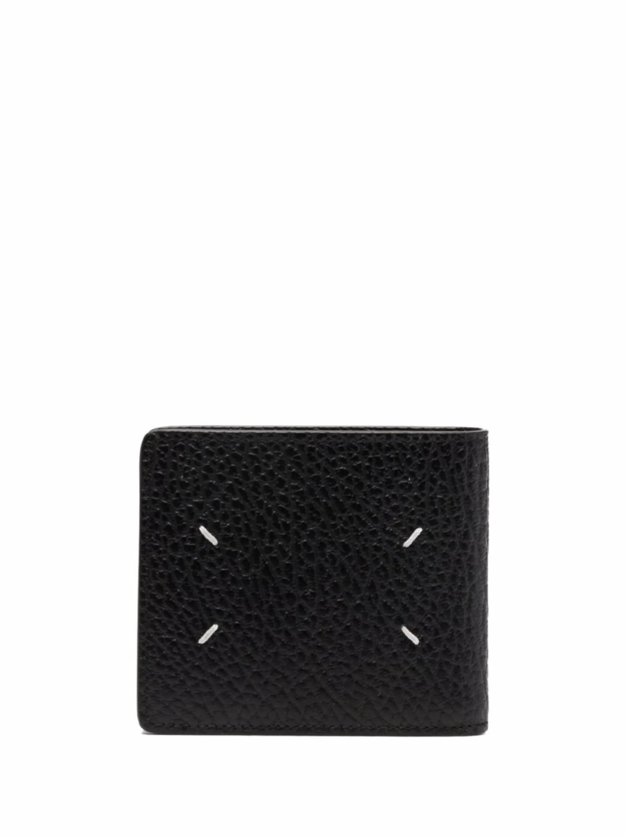 Portofel Maison Margiela negru din piele - Img 2