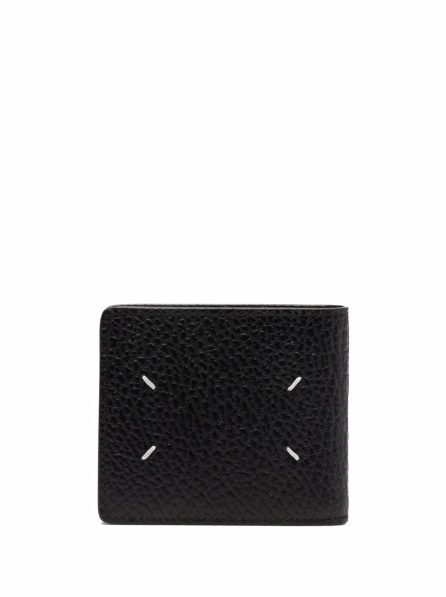 Portofel Maison Margiela negru din piele - Img 2
