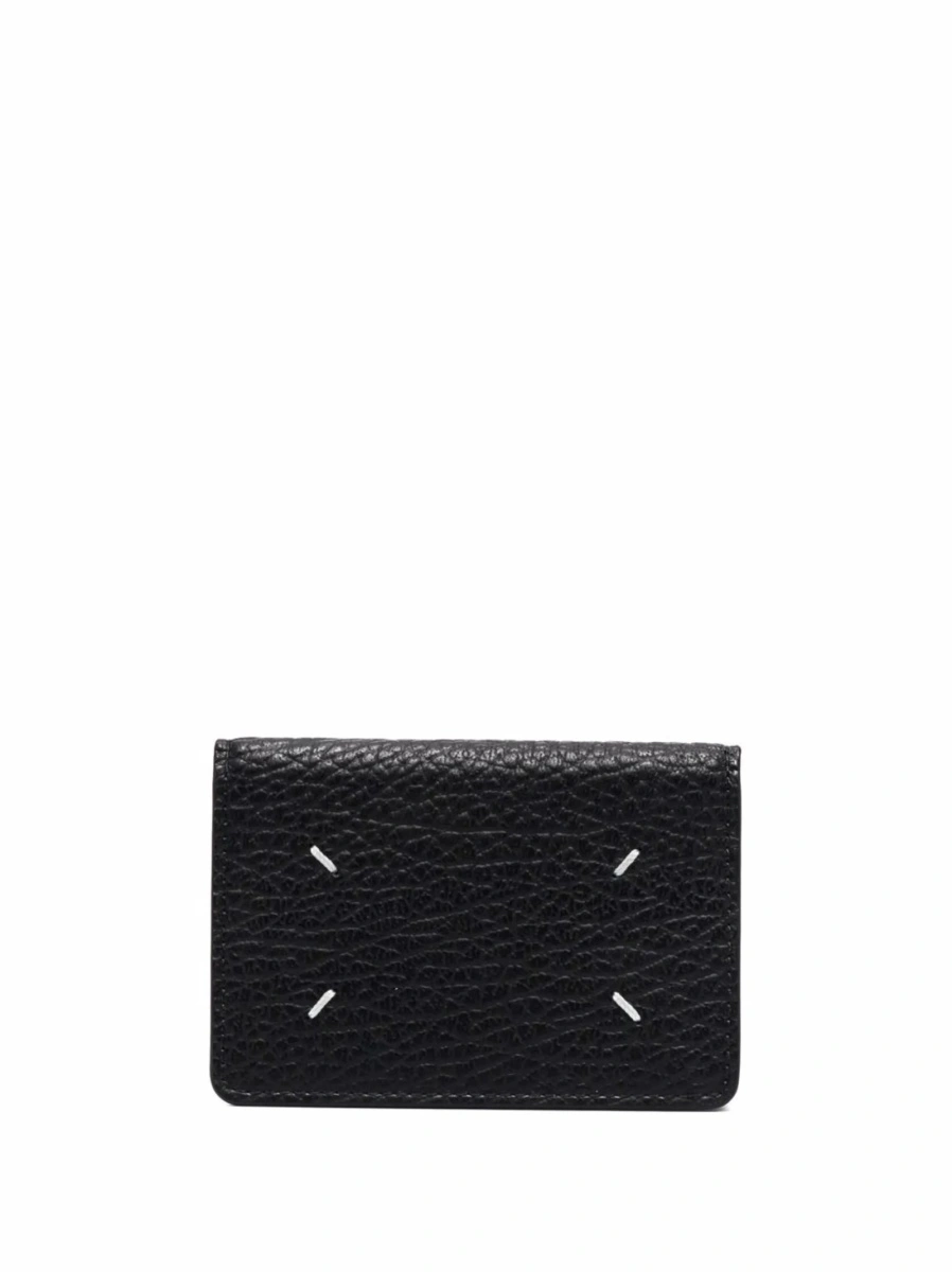 Portofel Maison Margiela negru din piele - Img 2