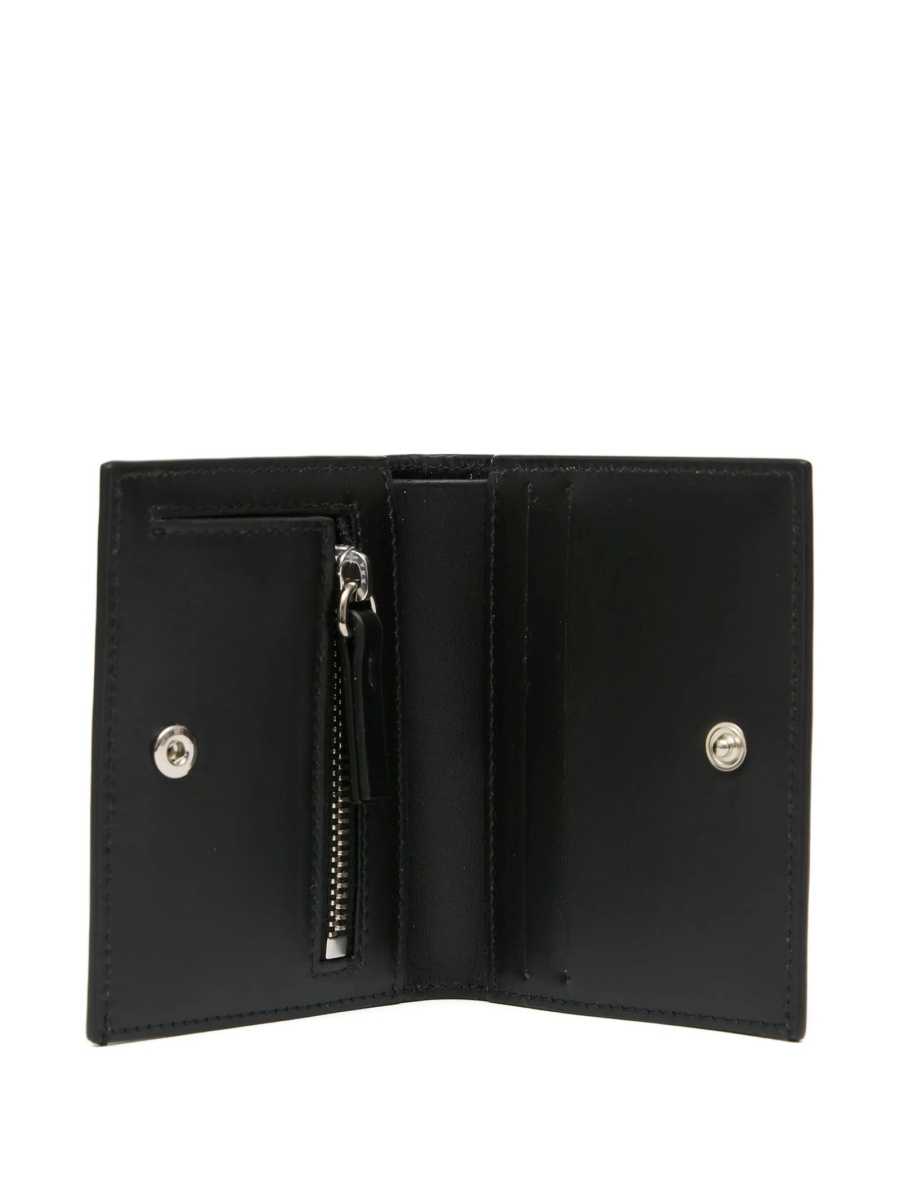 Portofel MM6 Maison Margiela negru din piele - Img 3