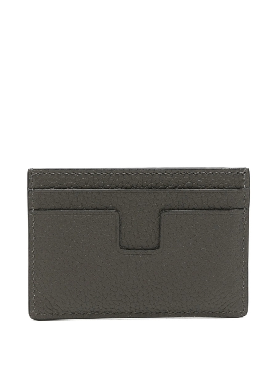 Portofel Tom Ford gri din piele - Img 2