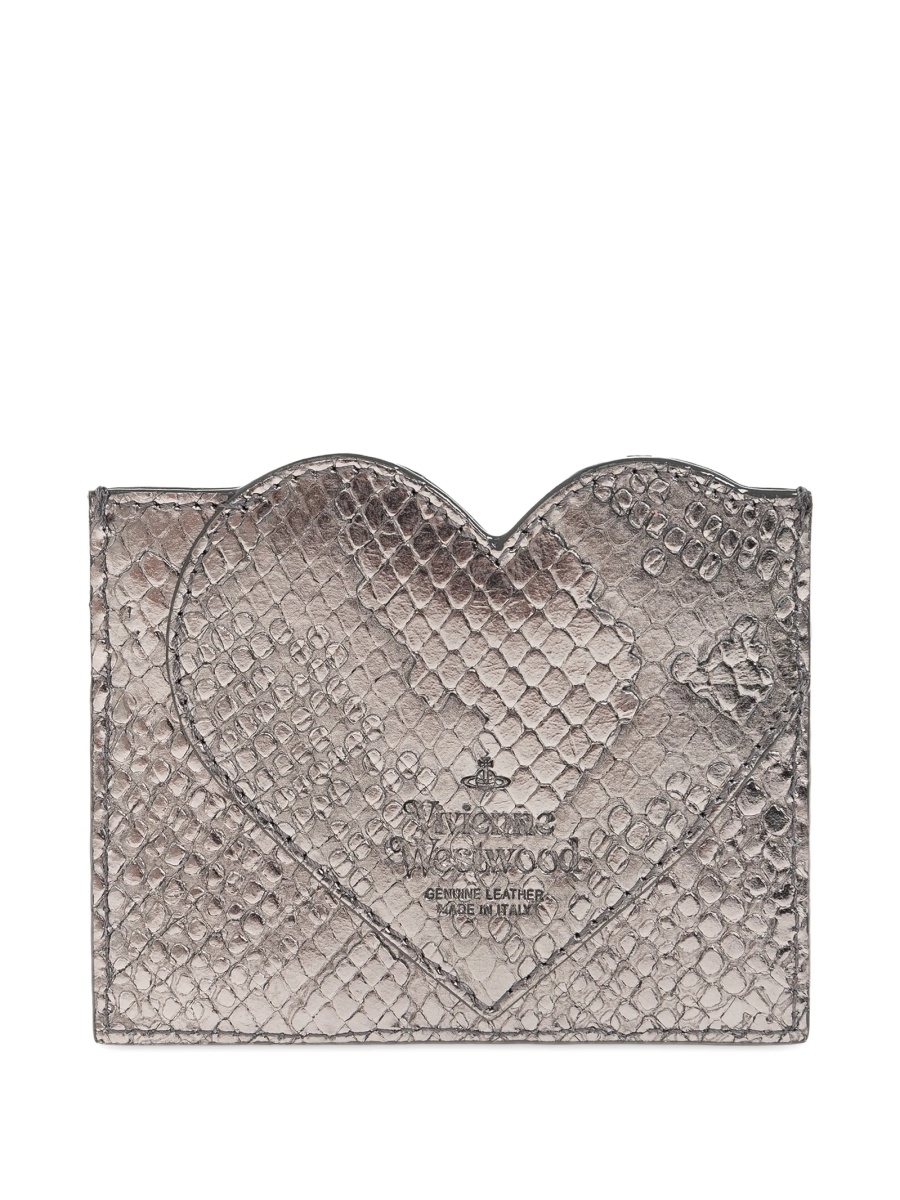 Portofel Vivienne Westwood gri din piele - Img 2