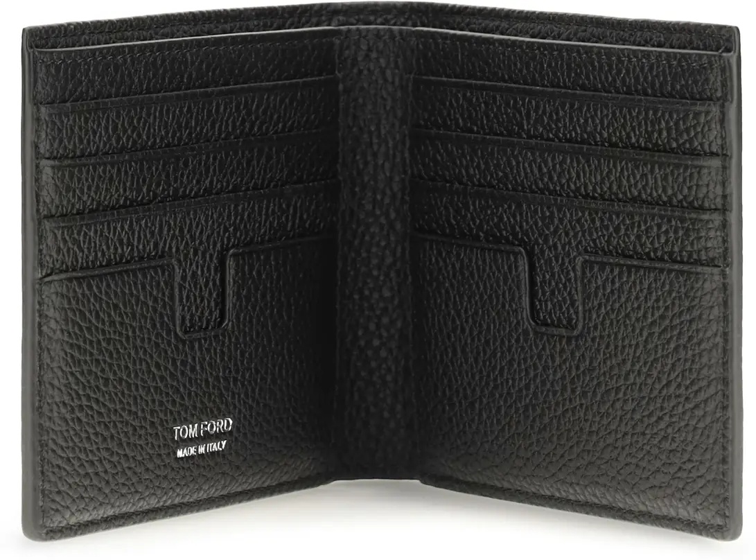 Portofele T Line bifold Wallet in grained leather - Img 3