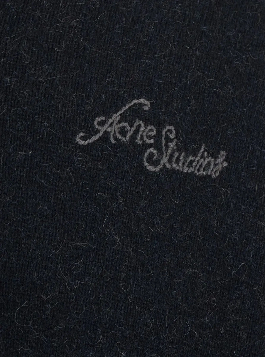 Pulover Acne Studios negru din lana - Img 3