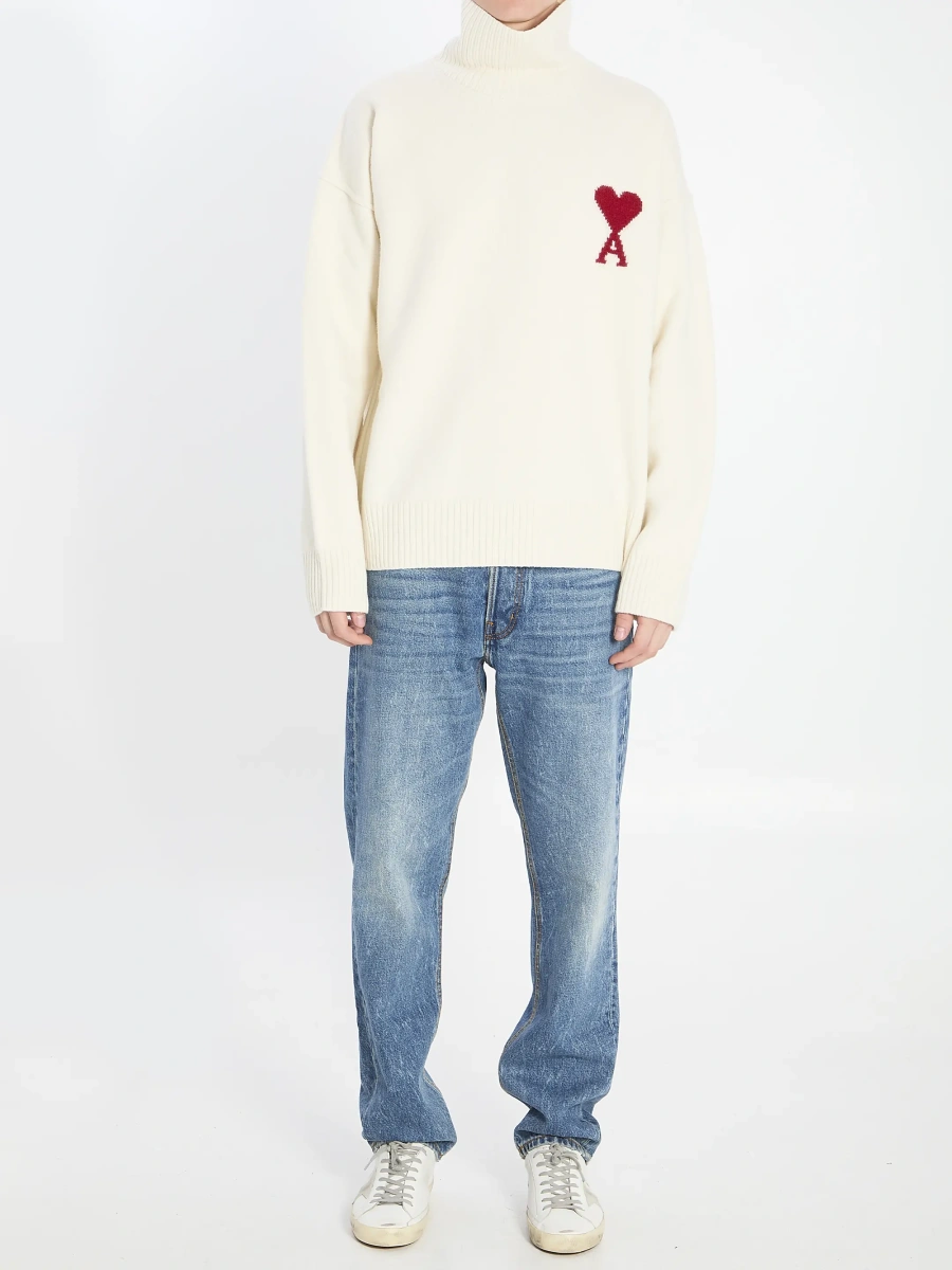 Pulover Ami De Coeur Turtleneck Sweater - Img 5