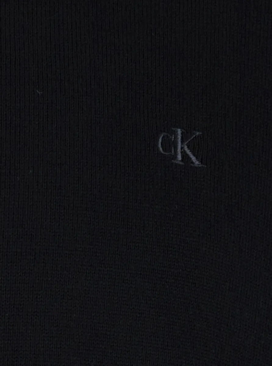 Pulover Calvin Klein negru din lana - Img 3
