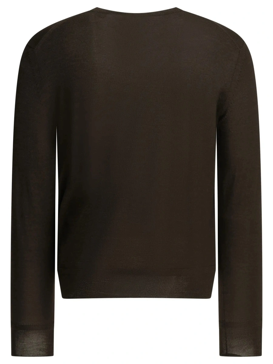 Pulover Cashmere and silk crew-neck sweater - Img 2