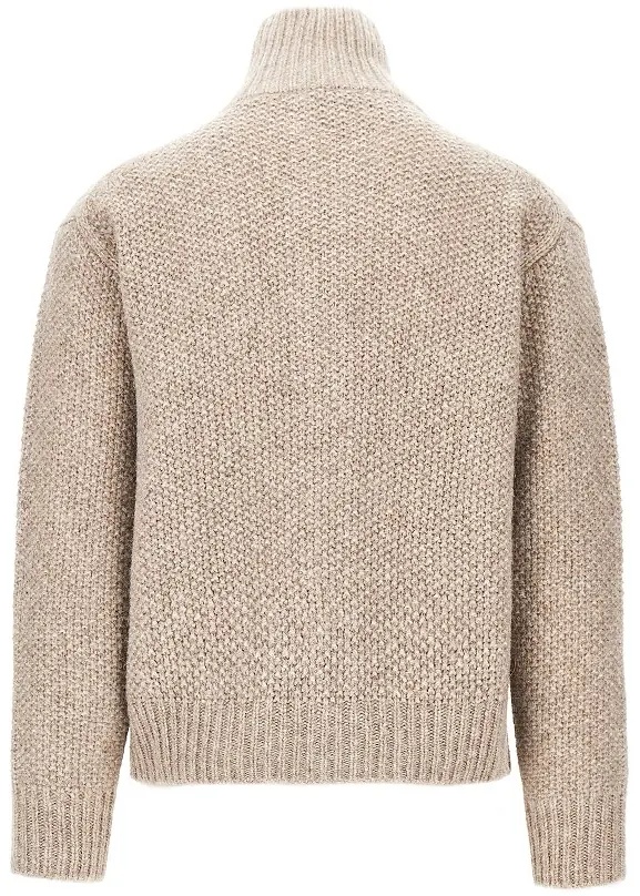 Pulover Cashmere-blend cable knit cardigan - Img 3