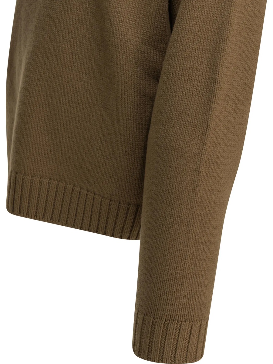 Pulover Cashmere wool blend half-zip sweater - Img 4