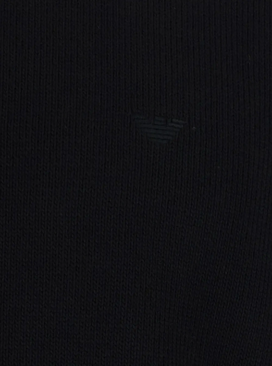 Pulover Emporio Armani negru din bumbac - Img 3