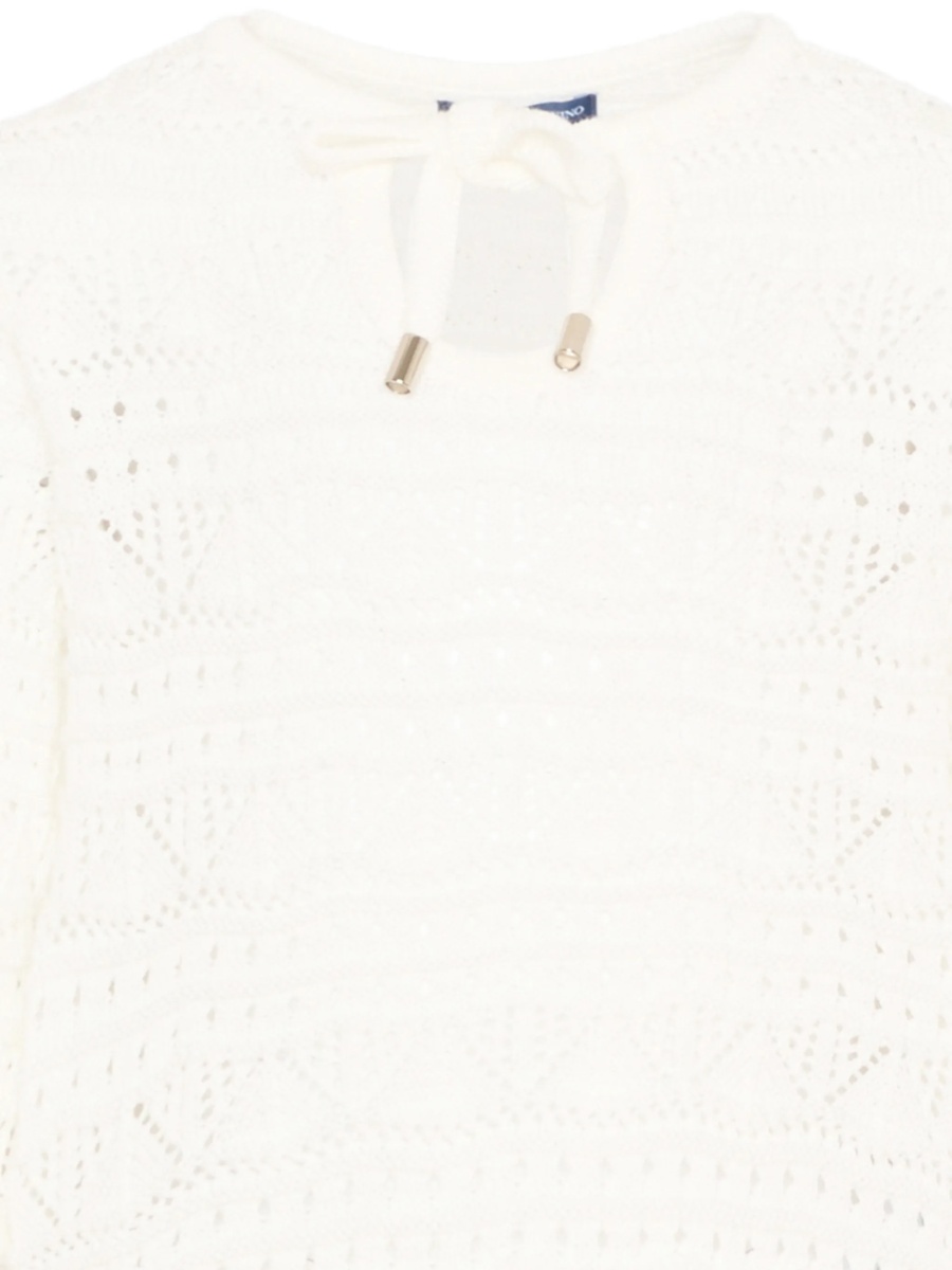 Pulover Ermanno Scervino Kids neutru din bumbac - Img 3