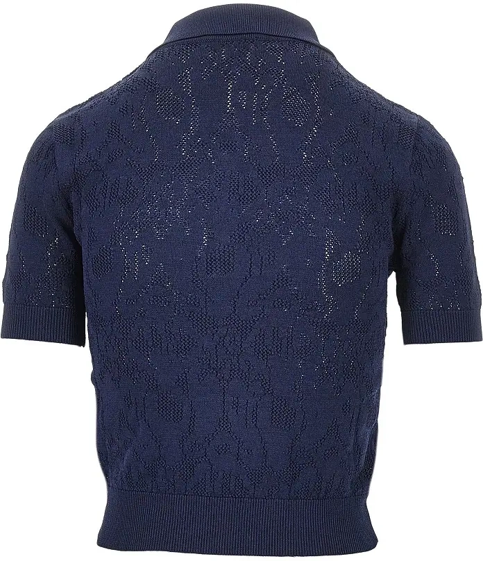 Pulover Esibizionista Capsule knit cropped polo shirt - Img 3