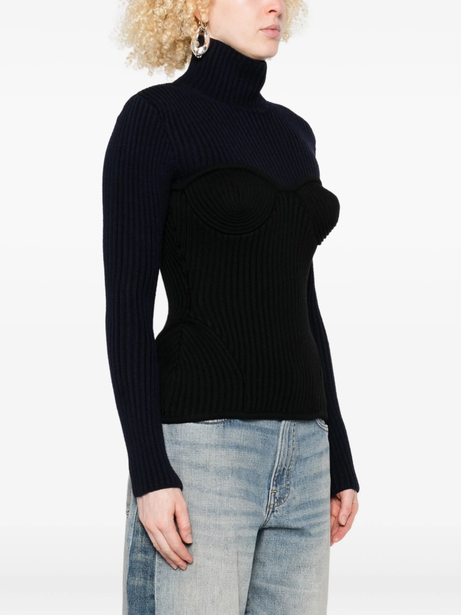 Pulover Jean Paul Gaultier negru - Img 3