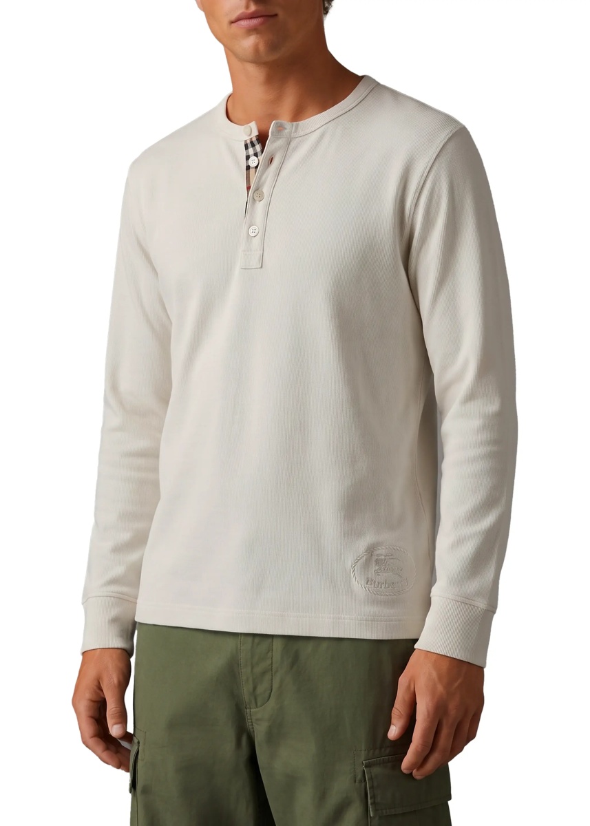 Pulover Long-Sleeved Cotton Sweater - Img 2