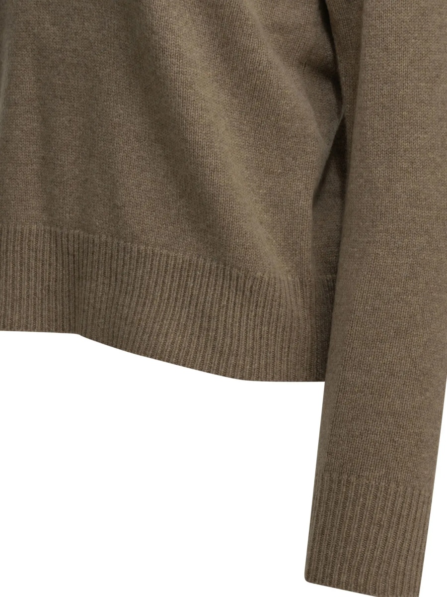 Pulover MAISON KITSUNÉ "Fox Head" Crew-Neck Sweater - Img 4