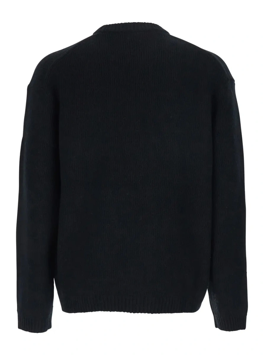Pulover MAISON KITSUNÉ negru din lana - Img 2