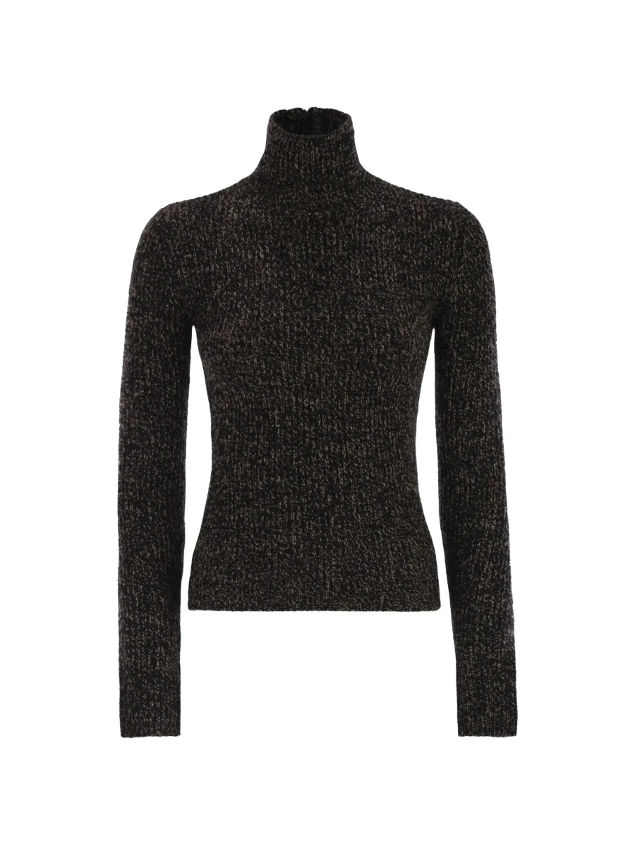 Pulover Max Mara gri din lana - Img 7