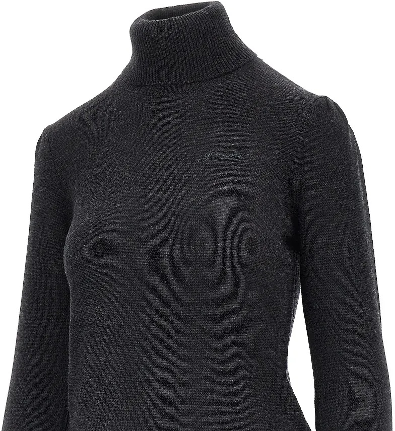 Pulover Merino wool sweater with lace trimming - Img 2