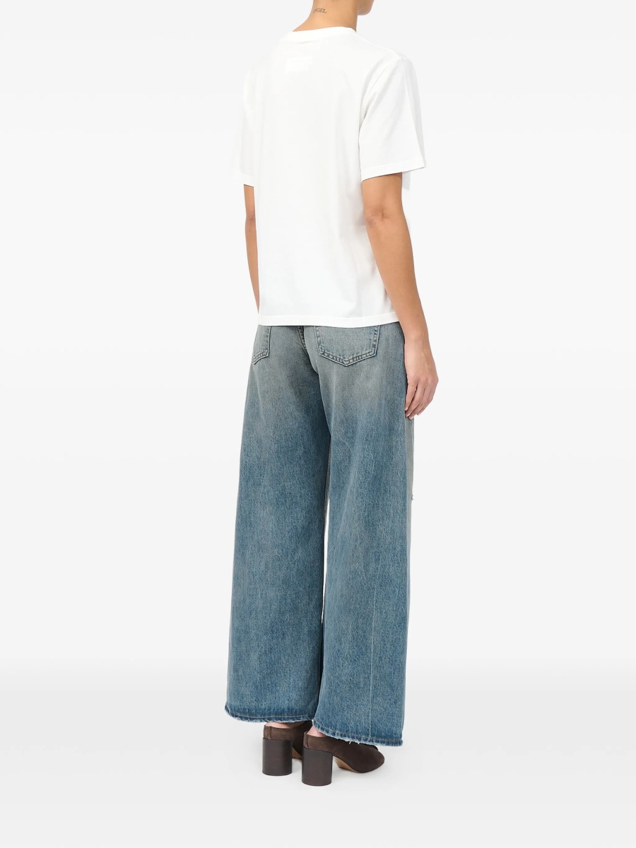 Pulover MM6 Maison Margiela alb - Img 4