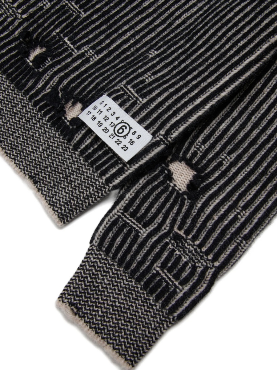 Pulover MM6 Maison Margiela negru - Img 4