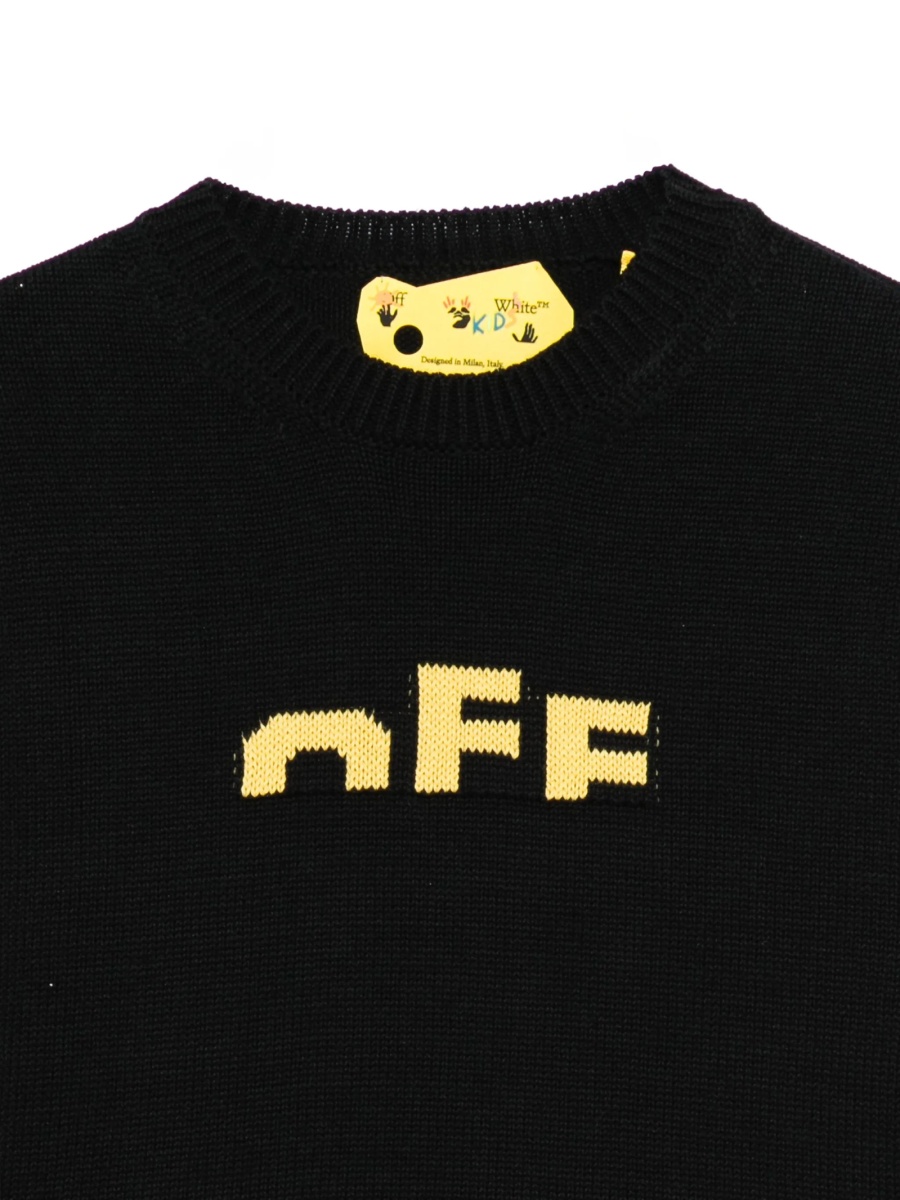 Pulover Off-White negru - Img 3