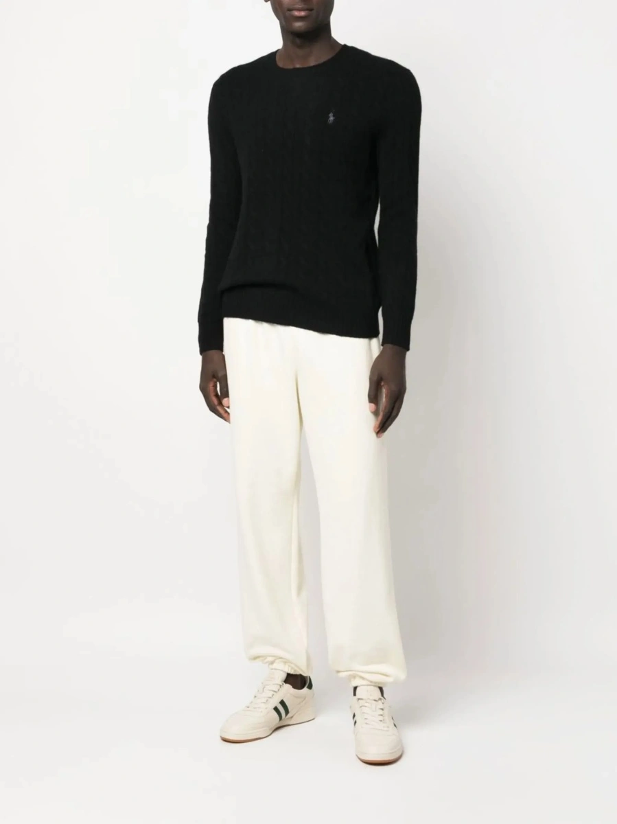 Pulover Ralph Lauren negru din lana si casmir - Img 4